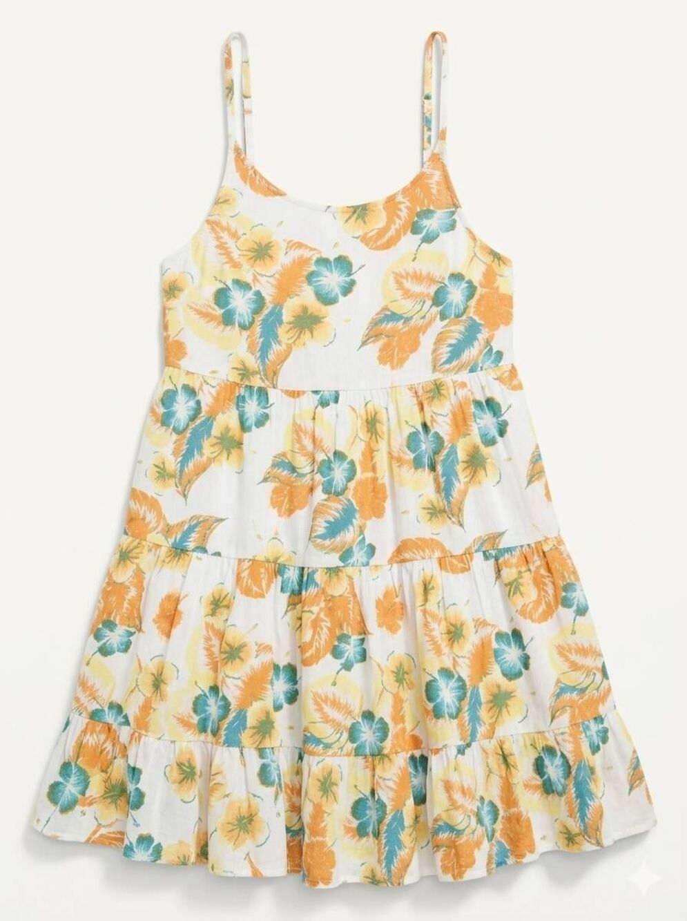 🔸️NWT Roxy White Lightweight Hibiscus Sleeveless Dress XSmall